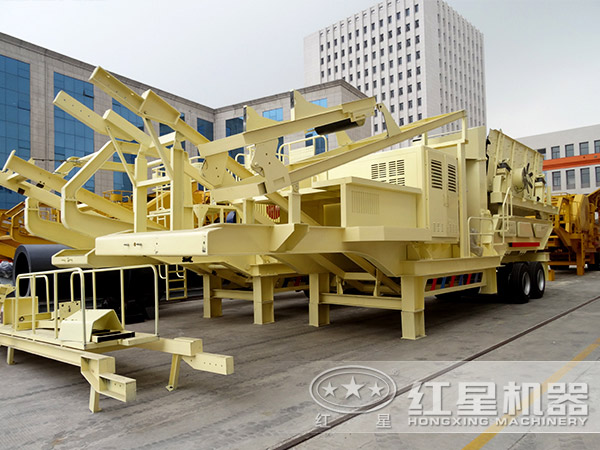 移动破碎站结构图 移动破碎站结构图