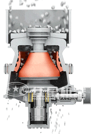 圆锥式破碎机原理