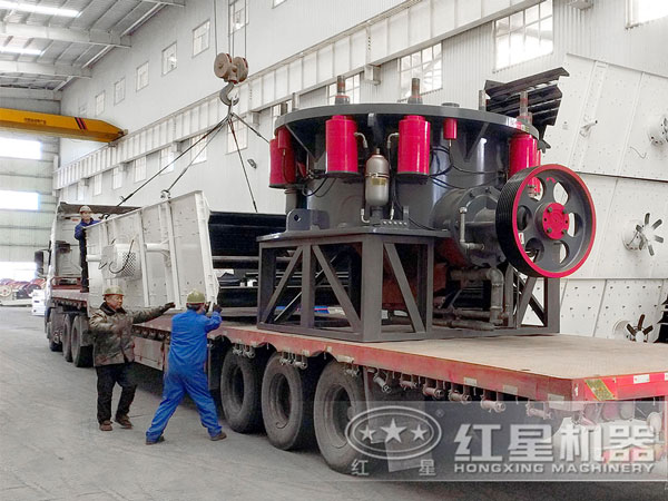 圆锥破碎机组装发货图 圆锥破碎机组装发货图