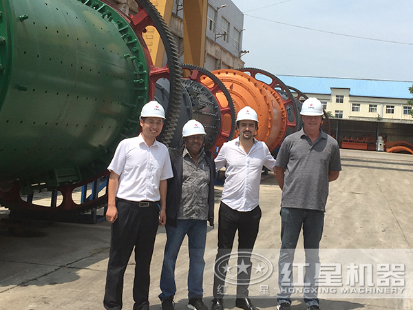 客户访问红星棒磨机厂家 客户访问红星棒磨机厂家